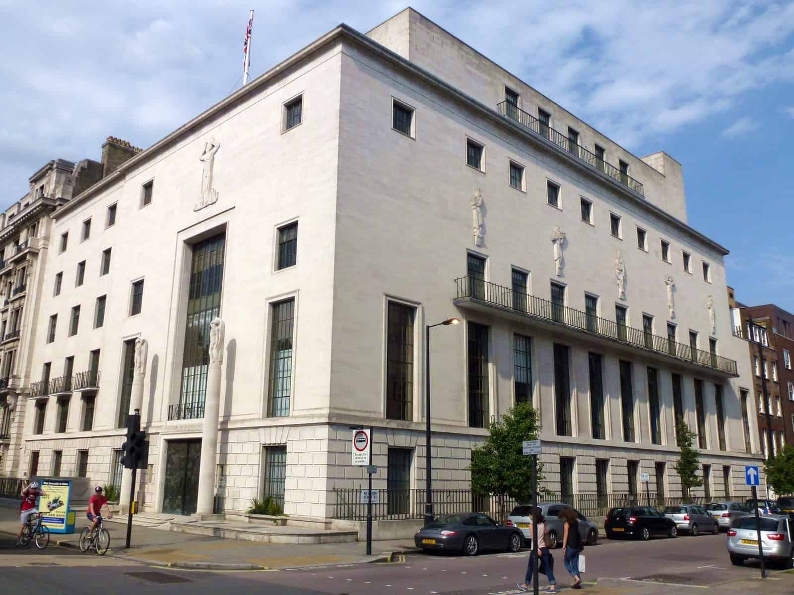 The RIBA headquarters at 66 Portland Place, London