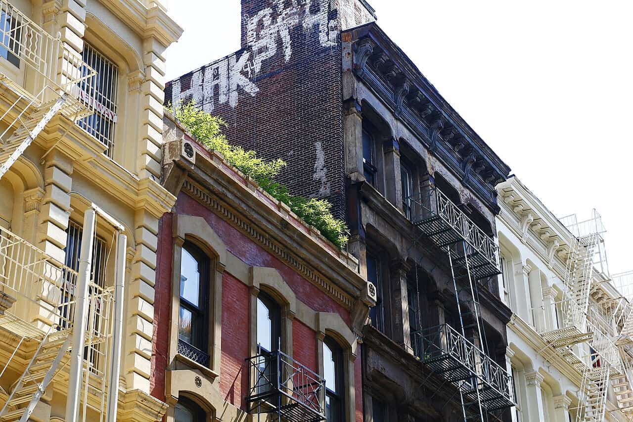 Cast-iron loft buildings in the SoHo Historic District, Manhattan