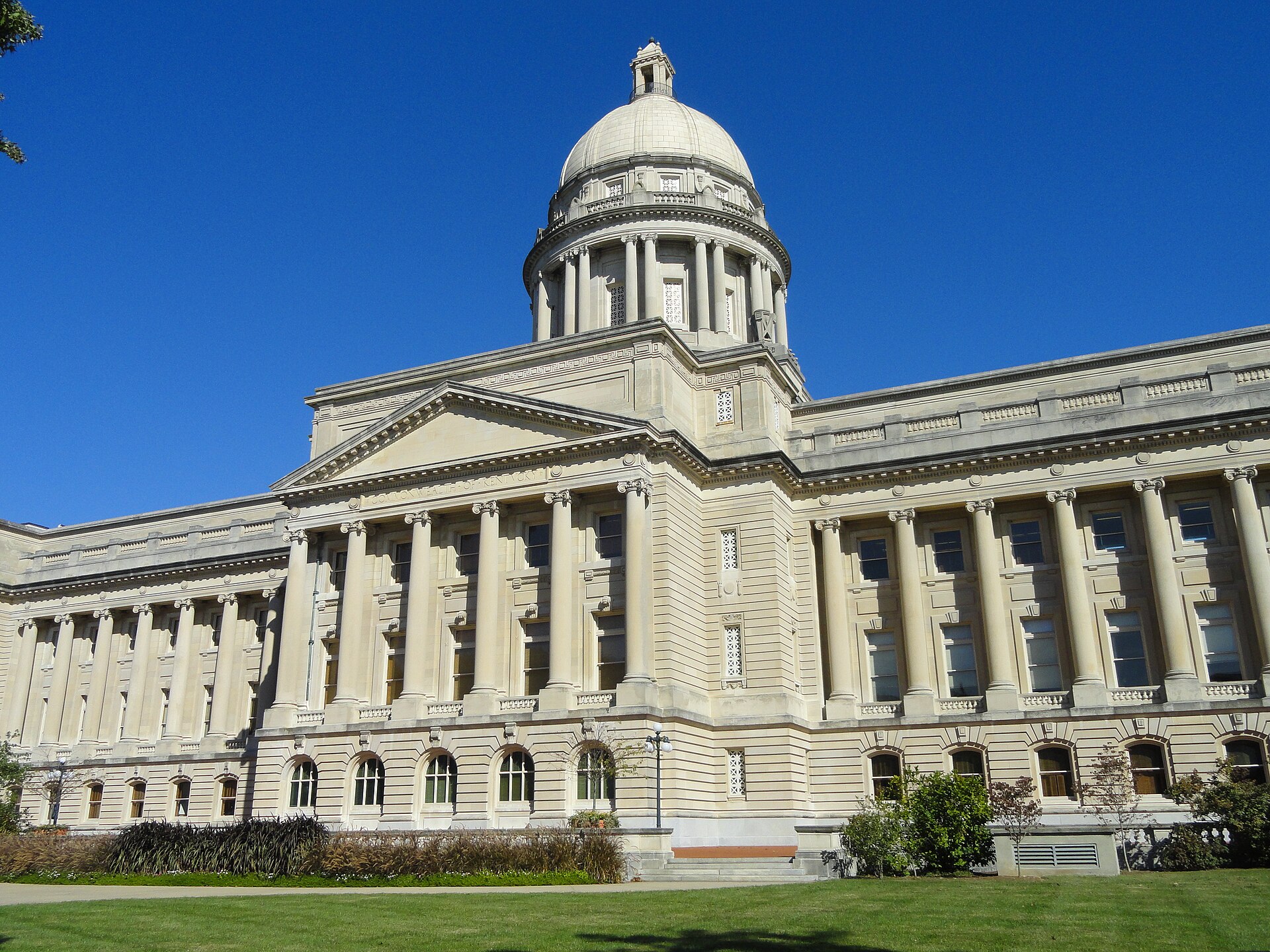 North front and dome of the Kentucky State Capitol in Frankfort in 2012